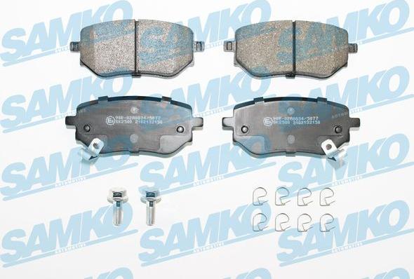 Samko 5SP2150 - Kit de plaquettes de frein, frein à disque cwaw.fr