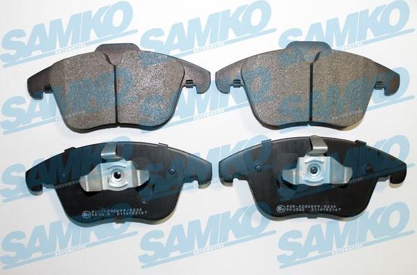 Samko 5SP2167 - Kit de plaquettes de frein, frein à disque cwaw.fr