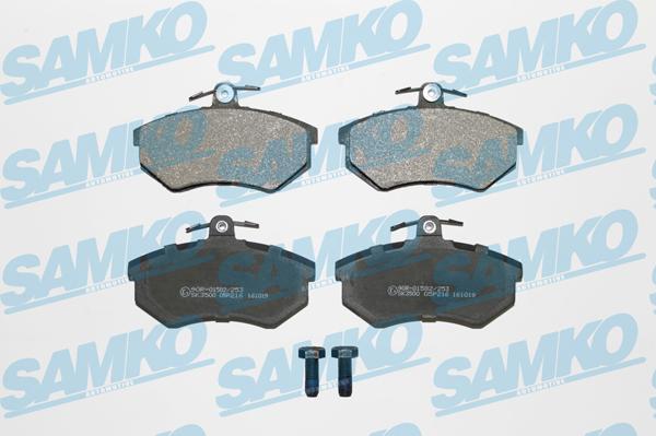 Samko 5SP216 - Kit de plaquettes de frein, frein à disque cwaw.fr