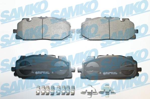 Samko 5SP2102K - Kit de plaquettes de frein, frein à disque cwaw.fr