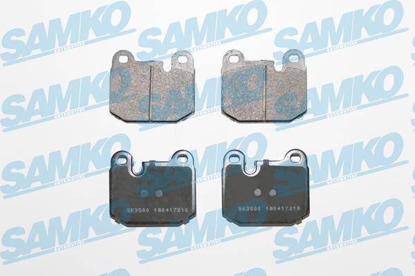 Samko 5SP210 - Kit de plaquettes de frein, frein à disque cwaw.fr