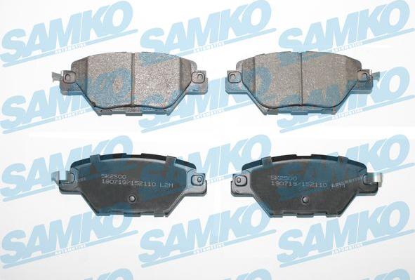 Samko 5SP2110 - Kit de plaquettes de frein, frein à disque cwaw.fr