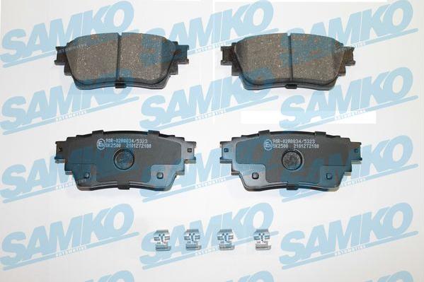 Samko 5SP2180 - Kit de plaquettes de frein, frein à disque cwaw.fr