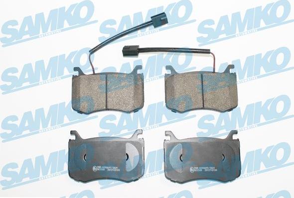 Samko 5SP2134 - Kit de plaquettes de frein, frein à disque cwaw.fr