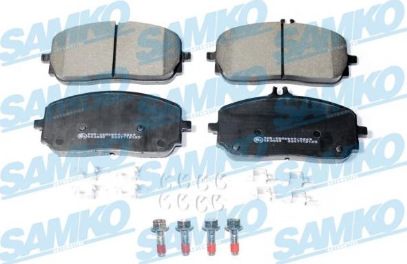 Samko 5SP2135K - Kit de plaquettes de frein, frein à disque cwaw.fr