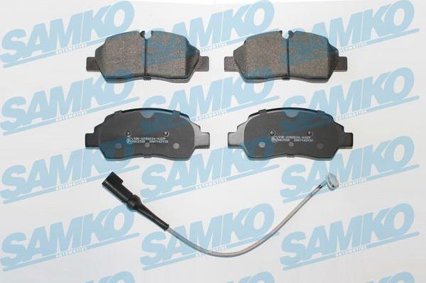 Samko 5SP2130A - Kit de plaquettes de frein, frein à disque cwaw.fr