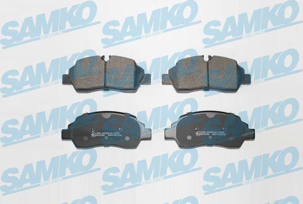 Samko 5SP2130 - Kit de plaquettes de frein, frein à disque cwaw.fr