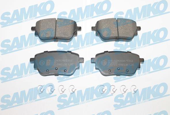 Samko 5SP2132 - Kit de plaquettes de frein, frein à disque cwaw.fr