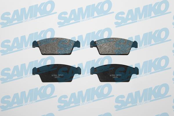 Samko 5SP213 - Kit de plaquettes de frein, frein à disque cwaw.fr