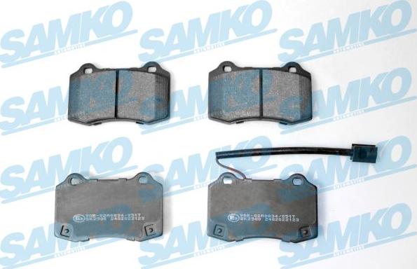 Samko 5SP2123 - Kit de plaquettes de frein, frein à disque cwaw.fr