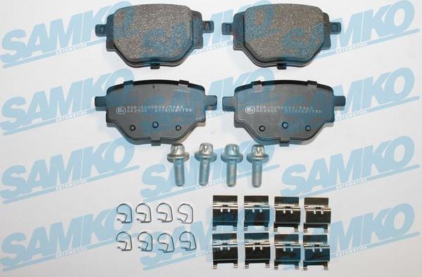 Samko 5SP2175K - Kit de plaquettes de frein, frein à disque cwaw.fr