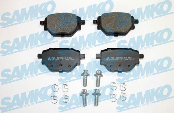 Samko 5SP2175 - Kit de plaquettes de frein, frein à disque cwaw.fr