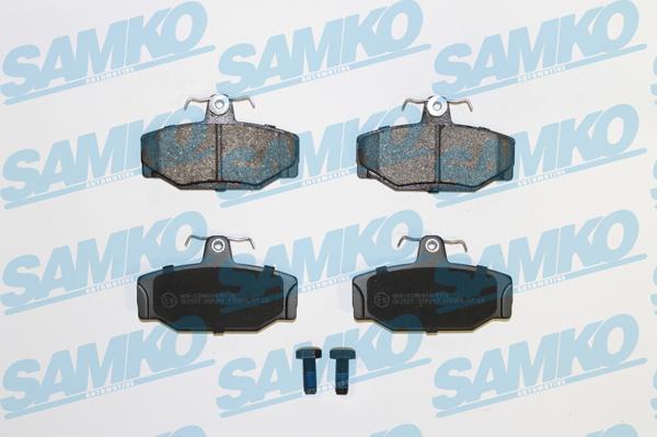 Samko 5SP217 - Kit de plaquettes de frein, frein à disque cwaw.fr