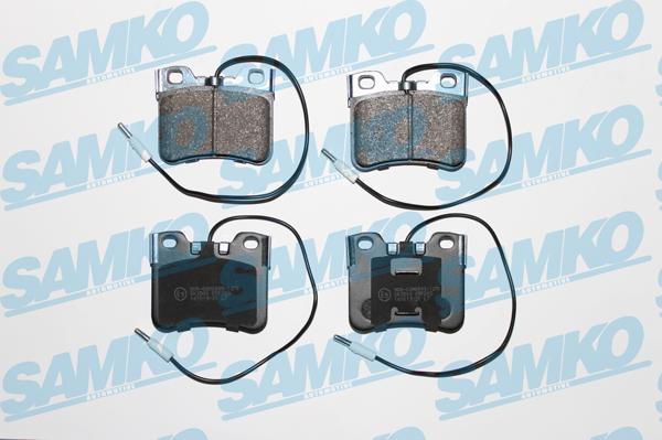 Samko 5SP283 - Kit de plaquettes de frein, frein à disque cwaw.fr