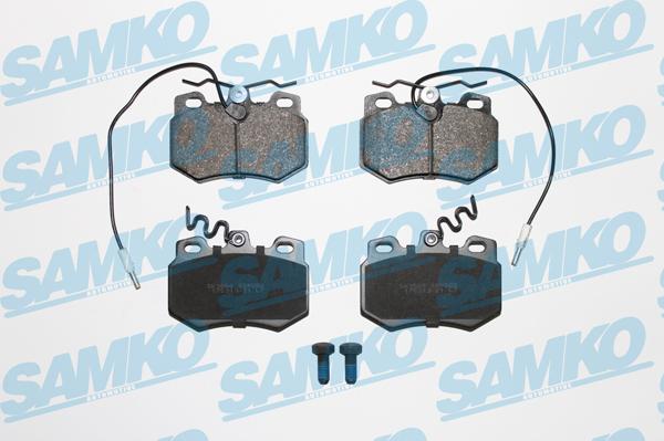 Samko 5SP282 - Kit de plaquettes de frein, frein à disque cwaw.fr