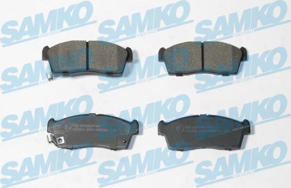 Samko 5SP2341 - Kit de plaquettes de frein, frein à disque cwaw.fr