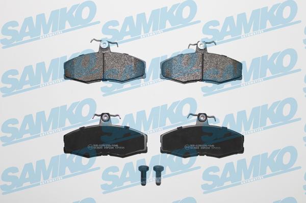 Samko 5SP234 - Kit de plaquettes de frein, frein à disque cwaw.fr