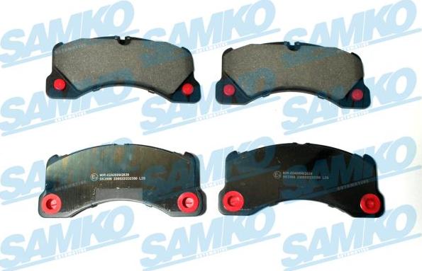 Samko 5SP2350 - Kit de plaquettes de frein, frein à disque cwaw.fr