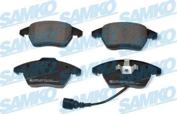 Samko 5SP2309 - Kit de plaquettes de frein, frein à disque cwaw.fr