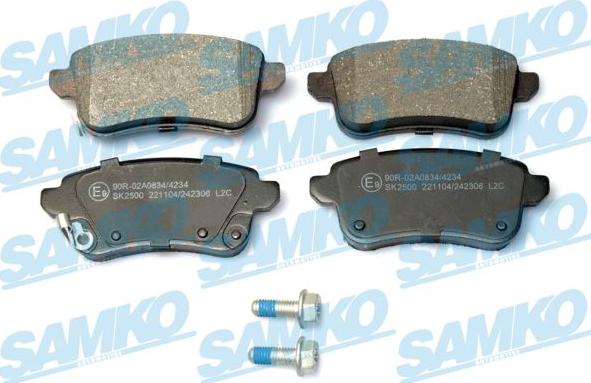 Samko 5SP2306 - Kit de plaquettes de frein, frein à disque cwaw.fr