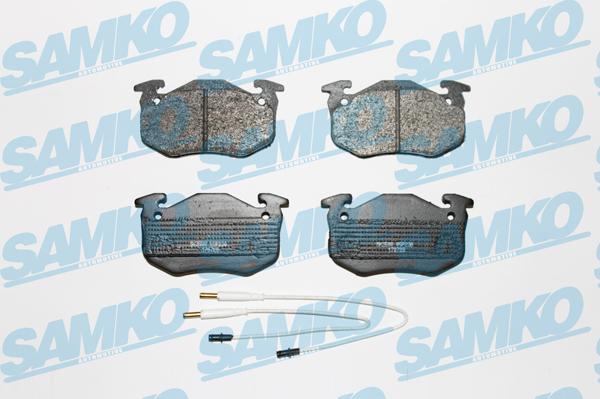 Samko 5SP230 - Kit de plaquettes de frein, frein à disque cwaw.fr