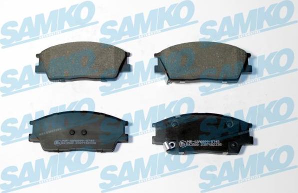 Samko 5SP2338 - Kit de plaquettes de frein, frein à disque cwaw.fr