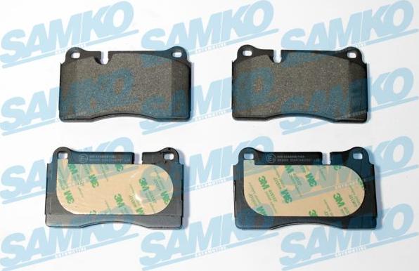 Samko 5SP2327 - Kit de plaquettes de frein, frein à disque cwaw.fr