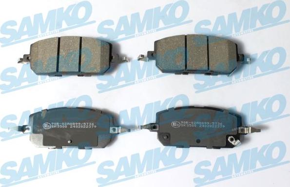 Samko 5SP2379 - Kit de plaquettes de frein, frein à disque cwaw.fr