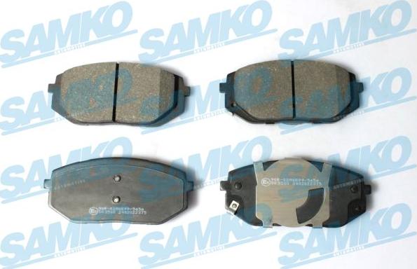 Samko 5SP2375 - Kit de plaquettes de frein, frein à disque cwaw.fr