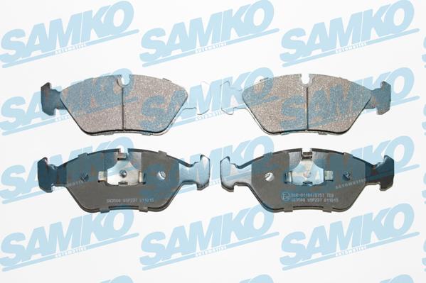 Samko 5SP237 - Kit de plaquettes de frein, frein à disque cwaw.fr