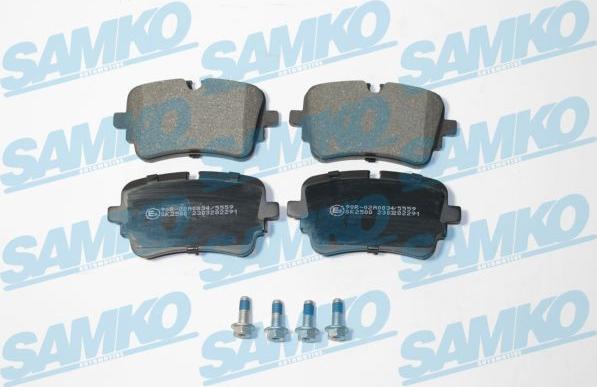 Samko 5SP2291 - Kit de plaquettes de frein, frein à disque cwaw.fr