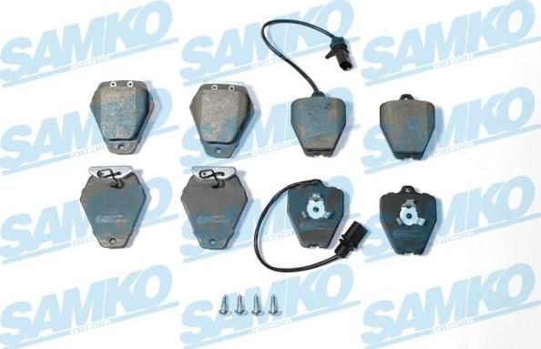 Samko 5SP2297 - Kit de plaquettes de frein, frein à disque cwaw.fr