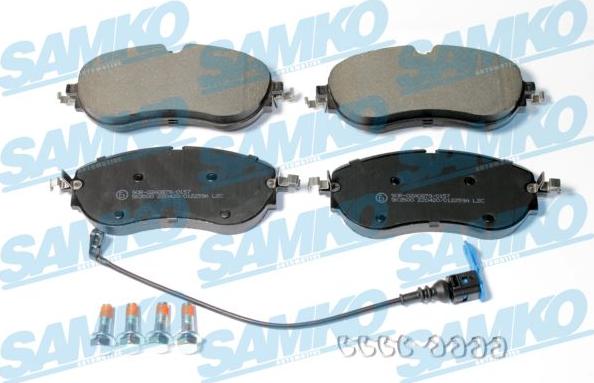 Samko 5SP2259A - Kit de plaquettes de frein, frein à disque cwaw.fr