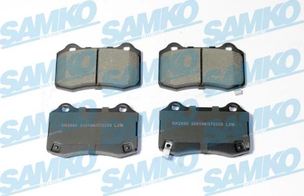 Samko 5SP2255 - Kit de plaquettes de frein, frein à disque cwaw.fr