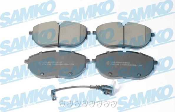 Samko 5SP2253A - Kit de plaquettes de frein, frein à disque cwaw.fr