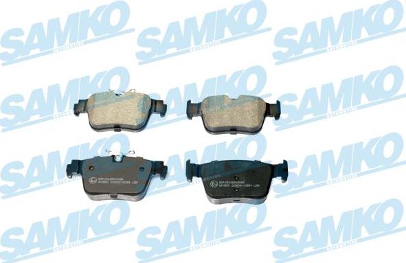 Samko 5SP2264 - Kit de plaquettes de frein, frein à disque cwaw.fr