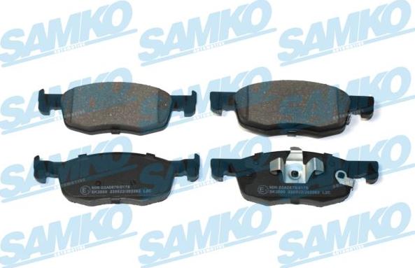 Samko 5SP2262 - Kit de plaquettes de frein, frein à disque cwaw.fr