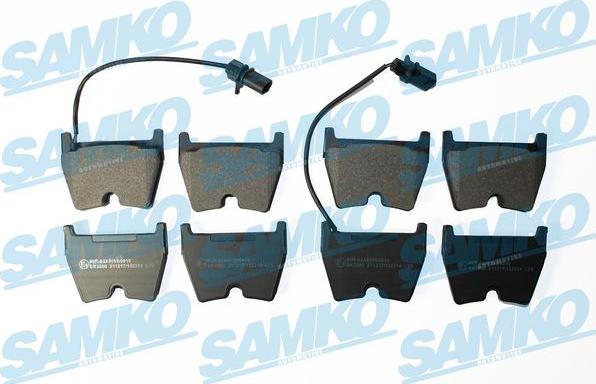 Samko 5SP2214 - Kit de plaquettes de frein, frein à disque cwaw.fr