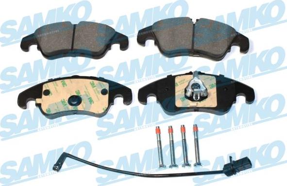 Samko 5SP2282A - Kit de plaquettes de frein, frein à disque cwaw.fr