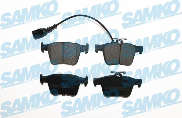 Samko 5SP2221 - Kit de plaquettes de frein, frein à disque cwaw.fr