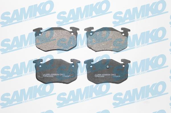 Samko 5SP275 - Kit de plaquettes de frein, frein à disque cwaw.fr