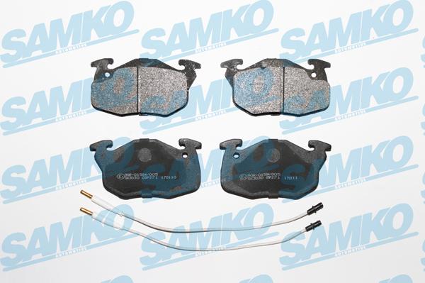 Samko 5SP271 - Kit de plaquettes de frein, frein à disque cwaw.fr