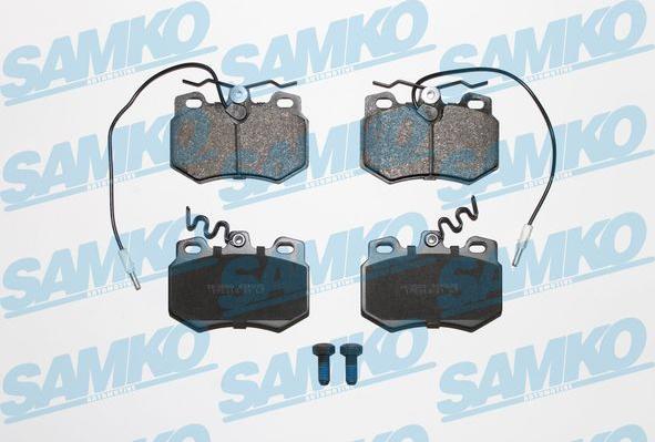 Samko 5SP272 - Kit de plaquettes de frein, frein à disque cwaw.fr