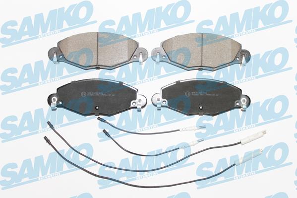 Samko 5SP799 - Kit de plaquettes de frein, frein à disque cwaw.fr