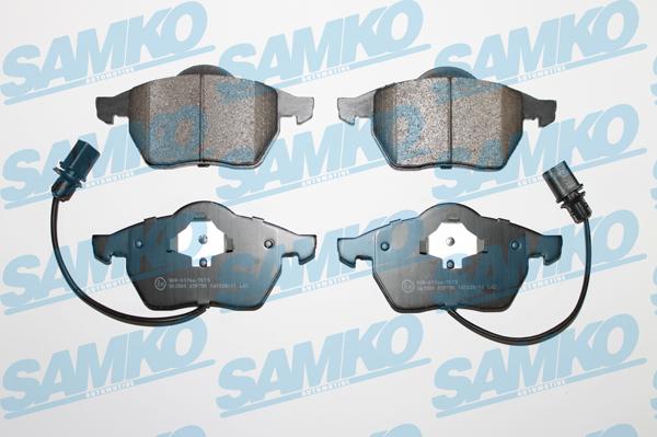 Samko 5SP790 - Kit de plaquettes de frein, frein à disque cwaw.fr