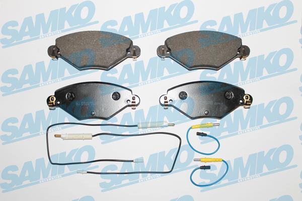 Samko 5SP793 - Kit de plaquettes de frein, frein à disque cwaw.fr