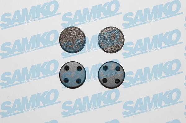 Samko 5SP746 - Kit de plaquettes de frein, frein à disque cwaw.fr