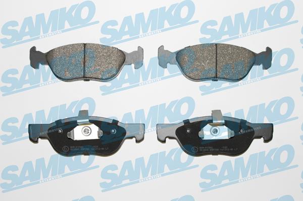 Samko 5SP740 - Kit de plaquettes de frein, frein à disque cwaw.fr