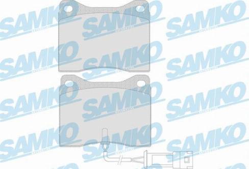 Samko 5SP743 - Kit de plaquettes de frein, frein à disque cwaw.fr