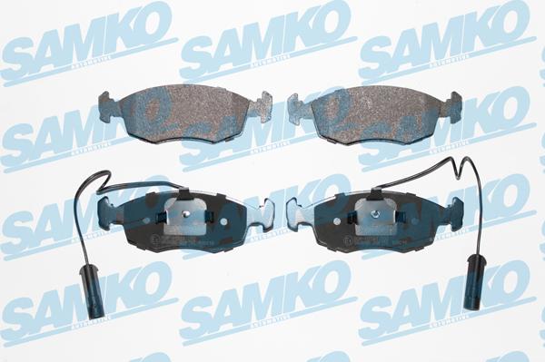 Samko 5SP755 - Kit de plaquettes de frein, frein à disque cwaw.fr